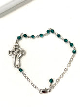Load image into Gallery viewer, Irish Austrian Crystal Silver Plate Bracelet