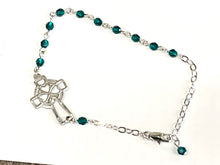 Load image into Gallery viewer, Irish Austrian Crystal Silver Plate Bracelet