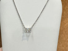 Charger l'image dans la galerie, Lab Created Radiant Cut Diamond With White Gold Chain