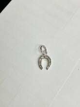 Load image into Gallery viewer, Silver Horseshoe Charm