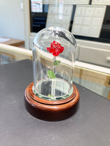 Enchanted Rose Crystal Figurine