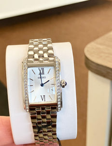 Seiko Women's Essential Steel Watch With Crystals