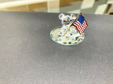 Load image into Gallery viewer, Patriotic Teddy Crystal Figurine