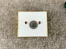 Load image into Gallery viewer, Mozambique Garnet Silver Earrings