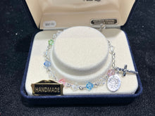 Load image into Gallery viewer, Austrain Crystal Rosary Bracelet