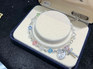 Austrain Crystal Rosary Bracelet