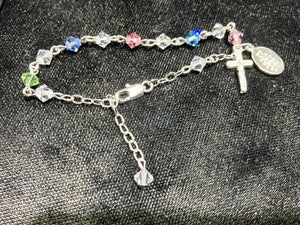 Austrain Crystal Rosary Bracelet