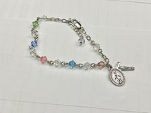 Load image into Gallery viewer, Austrain Crystal Rosary Bracelet