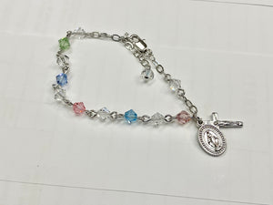 Austrain Crystal Rosary Bracelet
