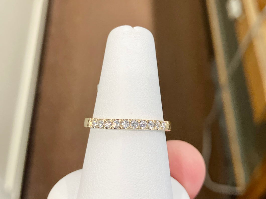 Natural Diamond Quarter Carat Gold Ring