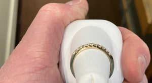 Natural Diamond Quarter Carat Gold Ring