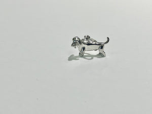 Basset Hound Silver Charm