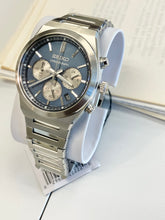 Load image into Gallery viewer, Seiko Essential Chronograph Watch With Blue Dial