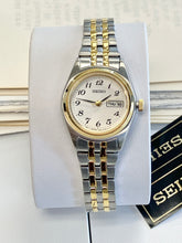 Load image into Gallery viewer, Women&#39;s Seiko Two Tone Day And Date Watch
