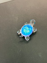 Load image into Gallery viewer, Blue Turtle Glass Figurine