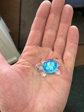 Load image into Gallery viewer, Blue Turtle Glass Figurine