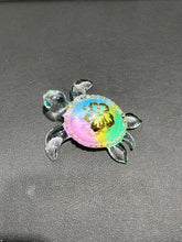 Load image into Gallery viewer, Island Pearl Turtle Glass Figurine