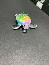 Load image into Gallery viewer, Island Pearl Turtle Glass Figurine