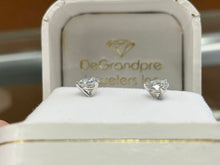 Load image into Gallery viewer, Lab Created Diamond Stud Earrings 1.41 Carats