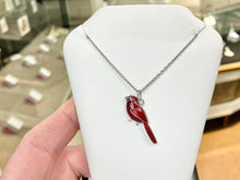 Load image into Gallery viewer, Silver Cardinal Adjustable Necklace