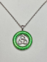 Load image into Gallery viewer, Silver Celtic Adjustable Necklace