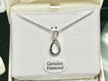 Load image into Gallery viewer, Diamond Silver Necklace
