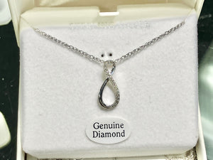 Diamond Silver Necklace