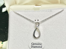 Load image into Gallery viewer, Diamond Silver Necklace