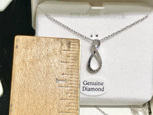 Load image into Gallery viewer, Diamond Silver Necklace