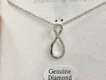 Load image into Gallery viewer, Diamond Silver Necklace