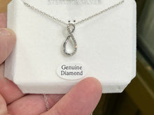 Load image into Gallery viewer, Diamond Silver Necklace