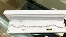 Load image into Gallery viewer, Sterling Silver Diamond Bracelet 0.22 Carats