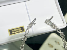 Load image into Gallery viewer, Sterling Silver Diamond Bracelet 0.22 Carats