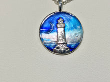 Load image into Gallery viewer, Lighthouse Sterling Silver Adjustable Necklace