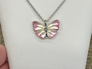 Silver Butterfly Adjustable Necklace