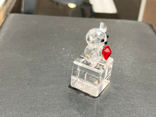 Load image into Gallery viewer, I Love You Teddy Bear Crystal Figurine