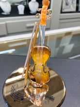 Load image into Gallery viewer, Violin Glass Figurine