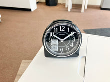 Load image into Gallery viewer, Black Seiko Travel Alarm Clock
