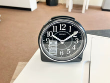 Load image into Gallery viewer, Black Seiko Travel Alarm Clock