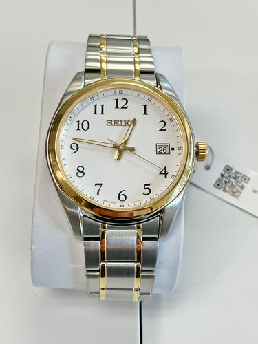 Seiko Two Tone Stainless Steel Watch With Date