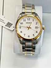 Load image into Gallery viewer, Seiko Two Tone Stainless Steel Watch With Date