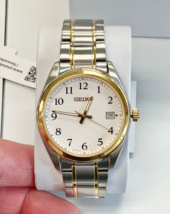Seiko Two Tone Stainless Steel Watch With Date