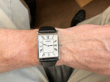 Load image into Gallery viewer, Seiko Stainless Steel Watch With Black Leather Strap