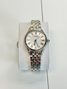 Seiko Woman's Stainless Steel Watch With Roman Numerals