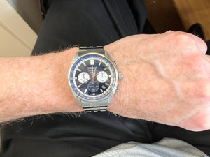 Seiko Chronograph Stainless Steel Watch With Date
