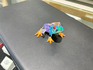 Frog Glass Figurine