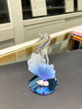 Load image into Gallery viewer, Seahorse Glass Figurine With Swarovski Elements