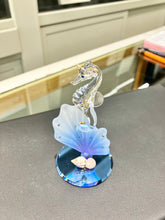Load image into Gallery viewer, Seahorse Glass Figurine With Swarovski Elements