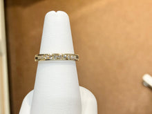 Load image into Gallery viewer, Gold Channel Set Quarter Carat Natural Diamond Ring