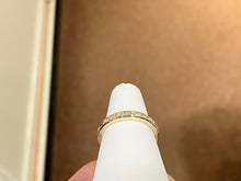 Load image into Gallery viewer, Gold Channel Set Quarter Carat Natural Diamond Ring
